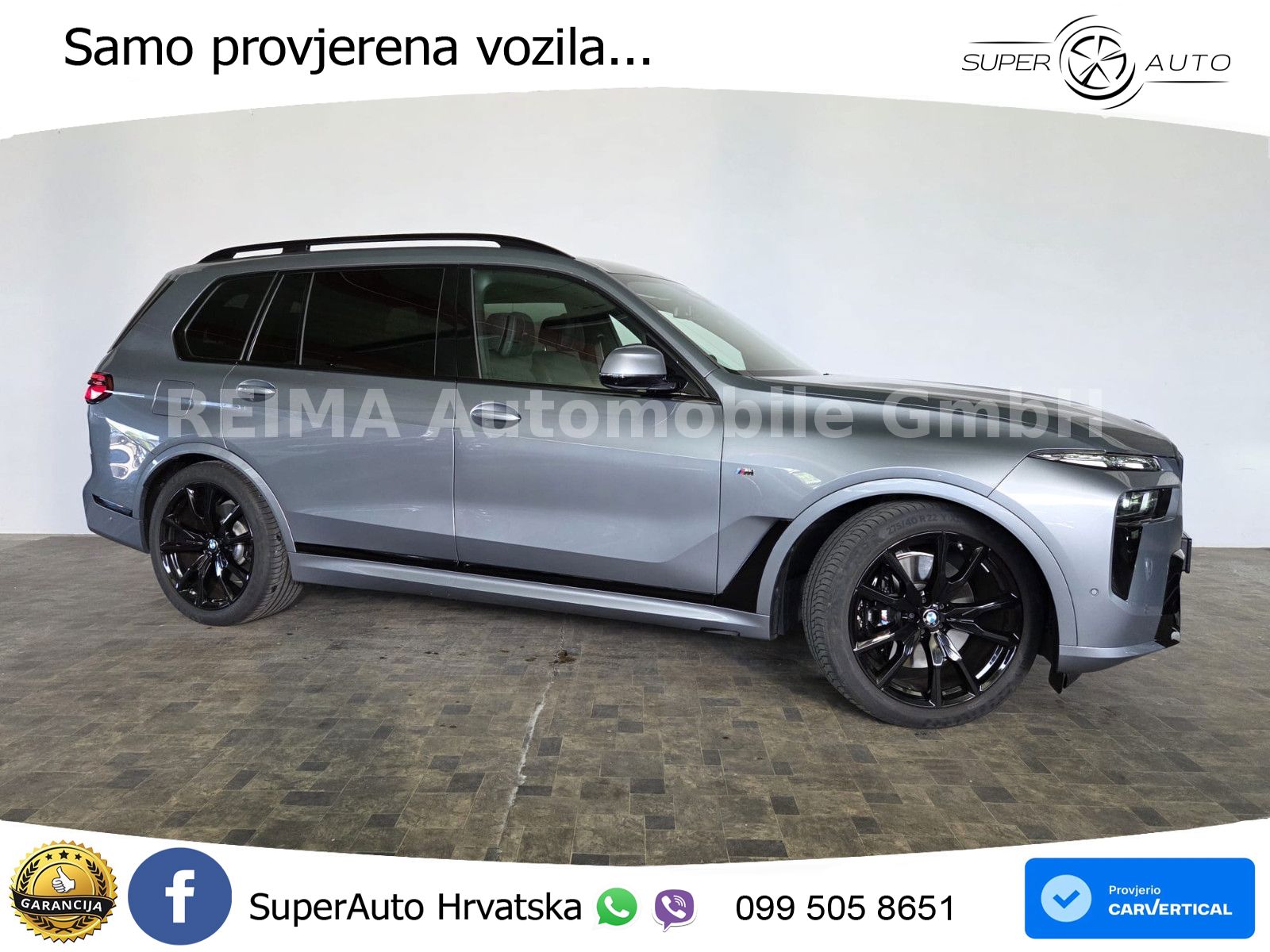 BMW X7 40d (352 KS) xDrive Steptronic M Sport ZRAČNI+ACC+GR SJED+KAM+PANO
