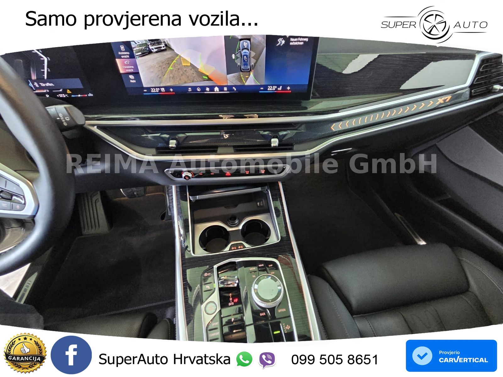 BMW X7 40d (352 KS) xDrive Steptronic M Sport ZRAČNI+ACC+GR SJED+KAM+PANO