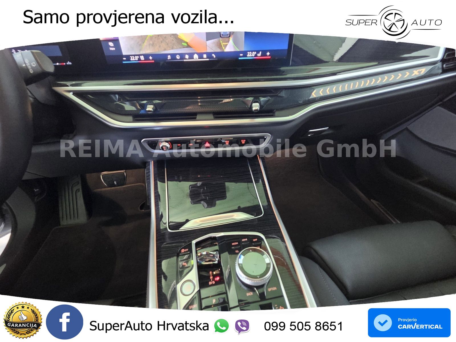 BMW X7 40d (352 KS) xDrive Steptronic M Sport ZRAČNI+ACC+GR SJED+KAM+PANO
