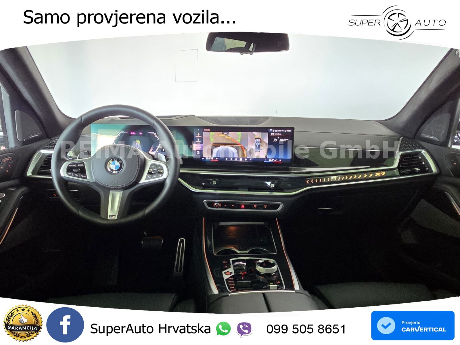 BMW X7 40d (352 KS) xDrive Steptronic M Sport ZRAČNI+ACC+GR SJED+KAM+PANO