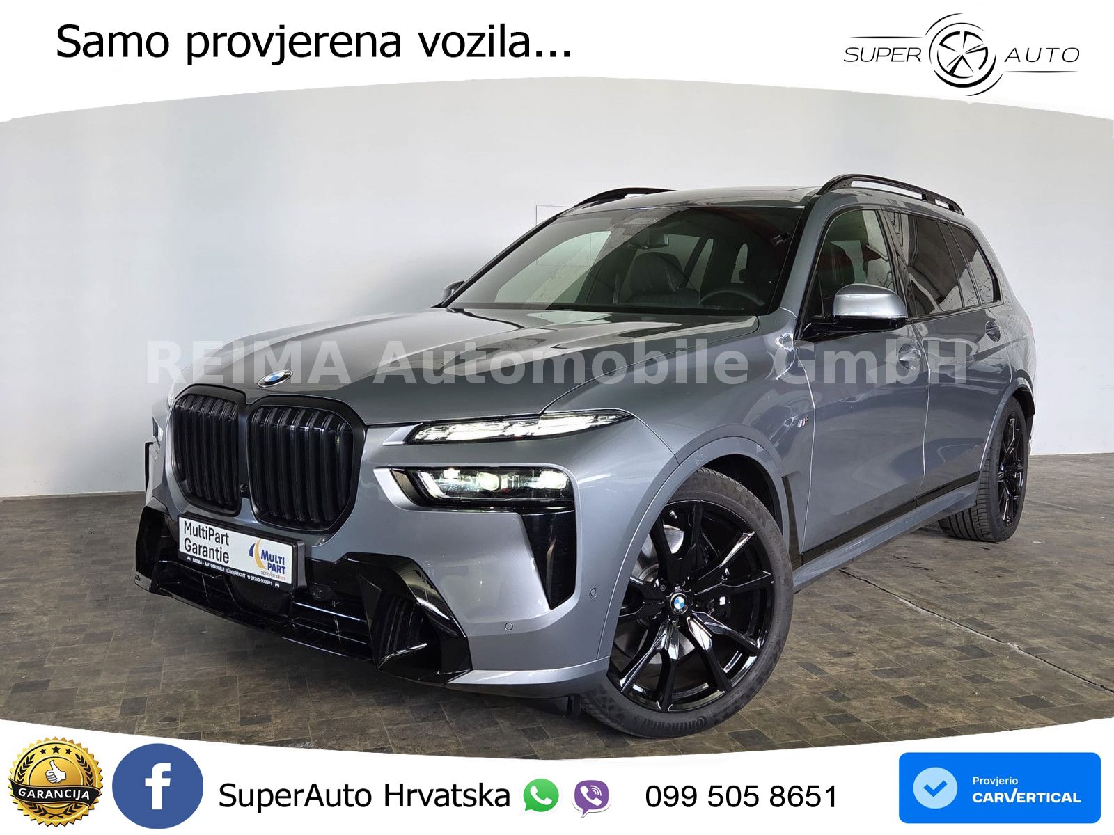 BMW X7 40d (352 KS) xDrive Steptronic M Sport ZRAČNI+ACC+GR SJED+KAM+PANO