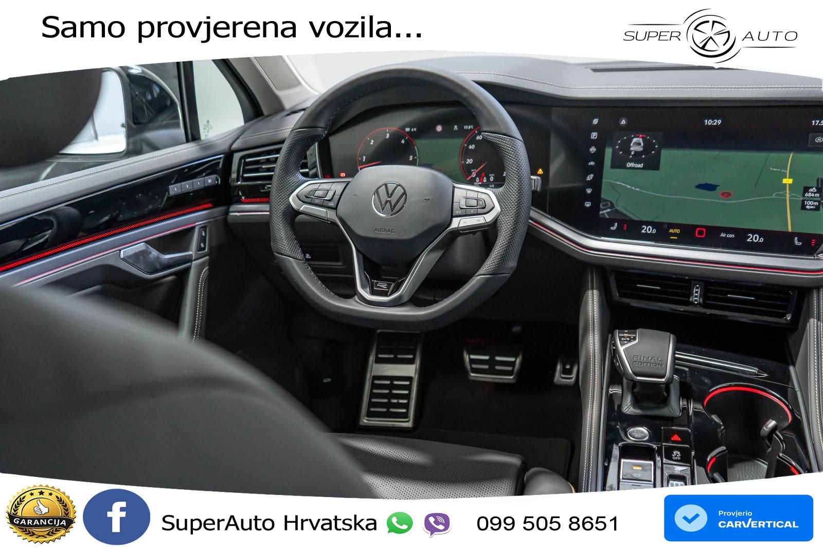 Volkswagen Touareg 3.0 V6 TDI (286 KS) 4MOTION Tiptronic LED+GR SJED+ACC