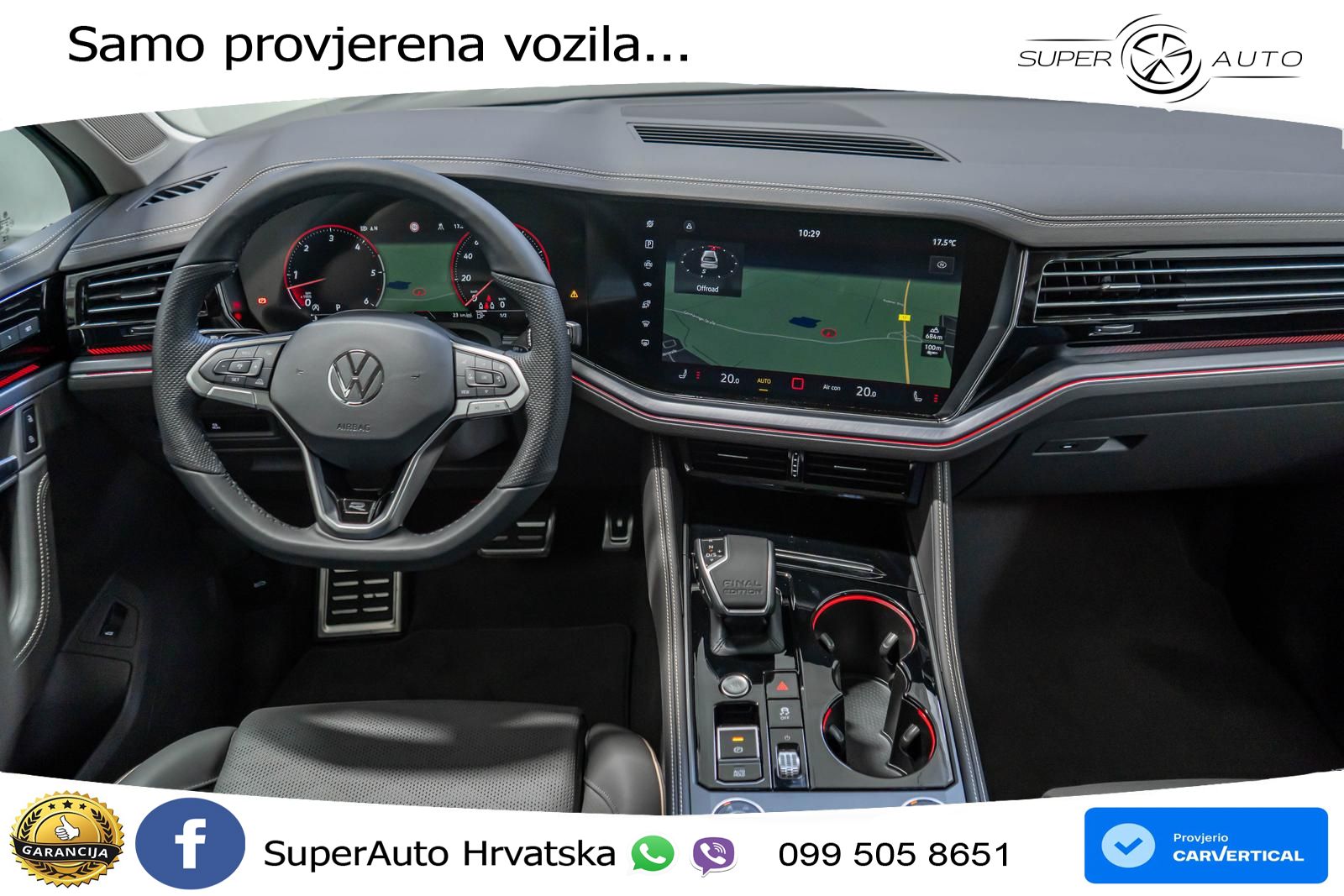 Volkswagen Touareg 3.0 V6 TDI (286 KS) 4MOTION Tiptronic LED+GR SJED+ACC