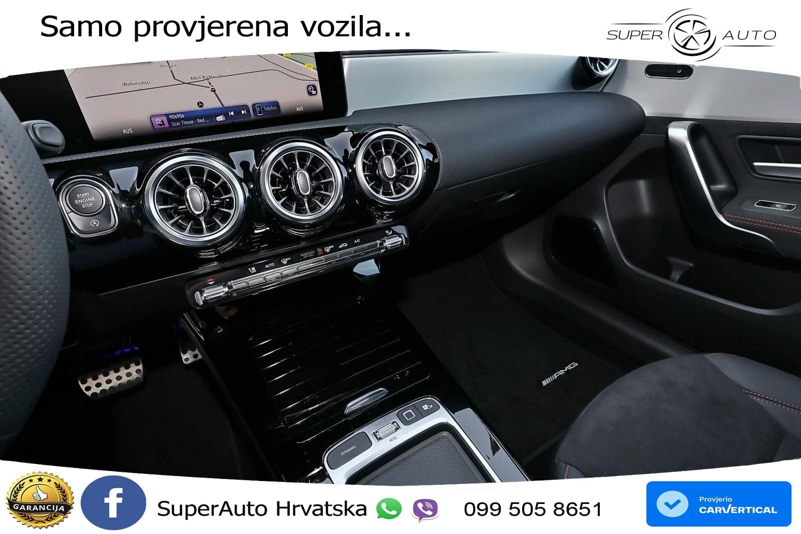 Mercedes-Benz A 200 7G-DCT AMG LED+GR SJED+ACC