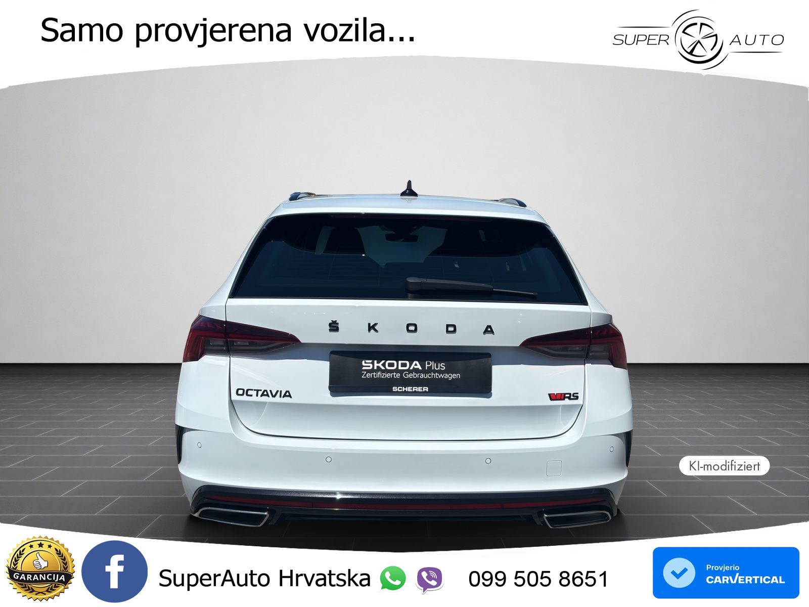 Škoda Octavia Combi RS 2.0 TDI (200 KS) DSG LED+GR SJED+ACC
