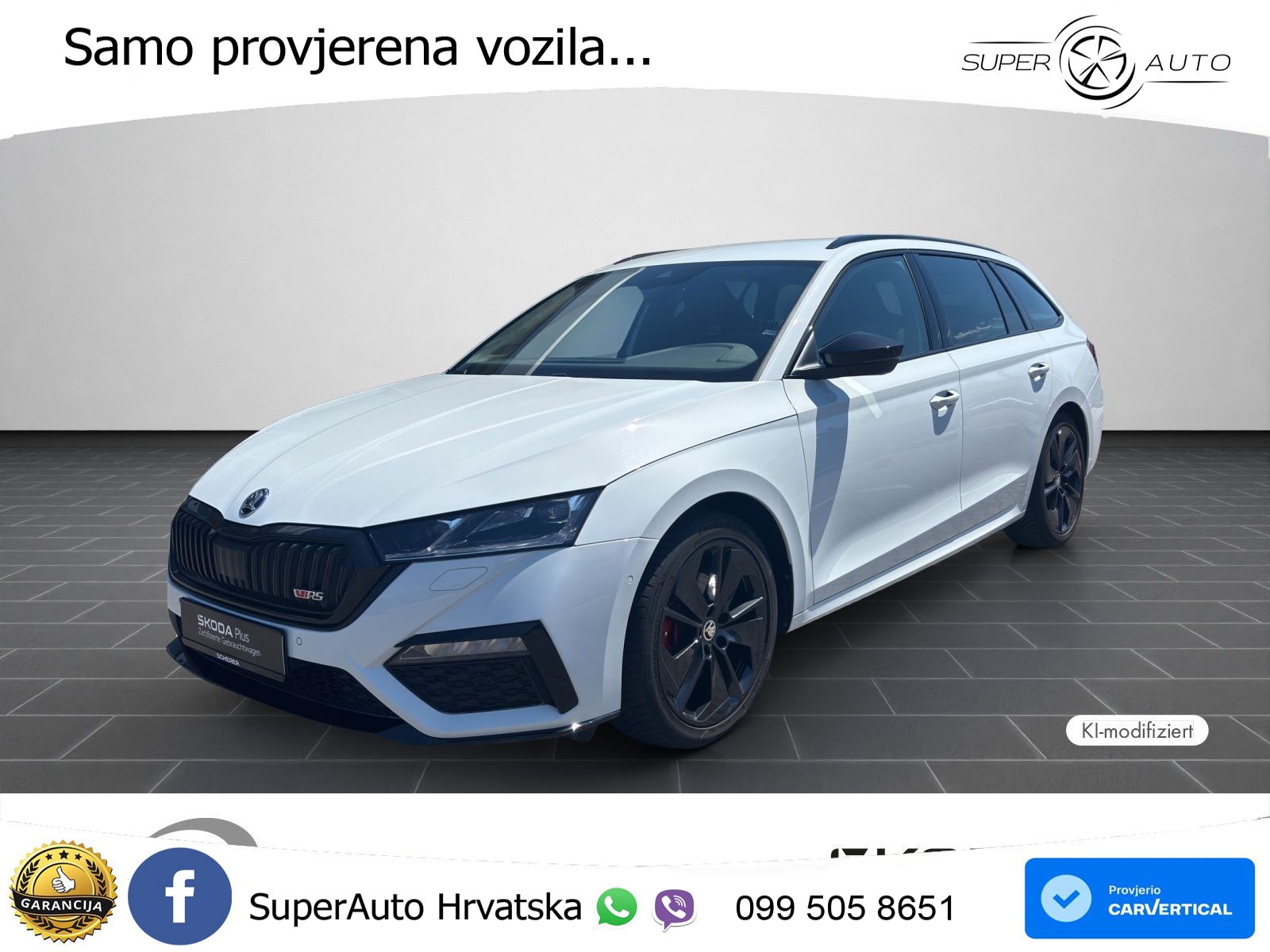 Škoda Octavia Combi RS 2.0 TDI (200 KS) DSG LED+GR SJED+ACC