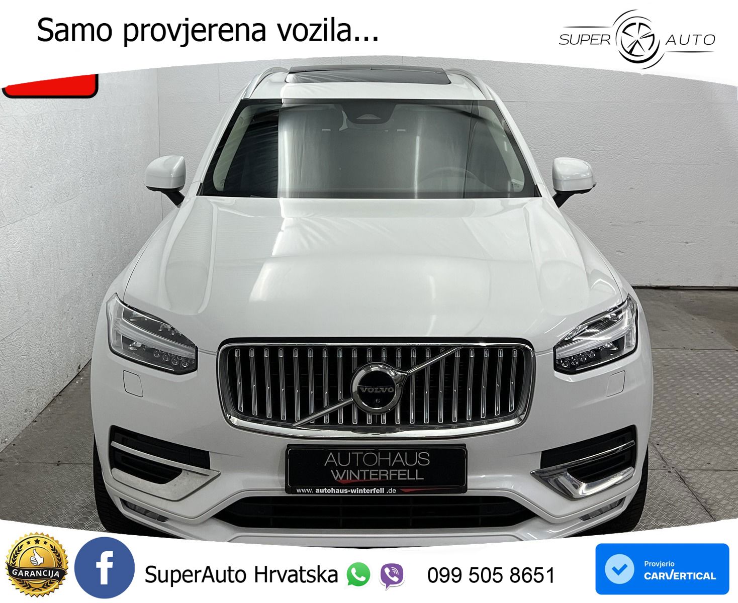Volvo XC90 2.0 B5 Diesel AWD Automatic ACC+GR SJED+360+PANO