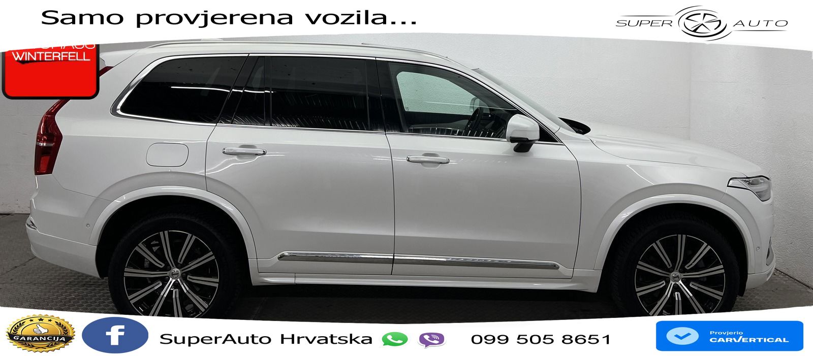 Volvo XC90 2.0 B5 Diesel AWD Automatic ACC+GR SJED+360+PANO