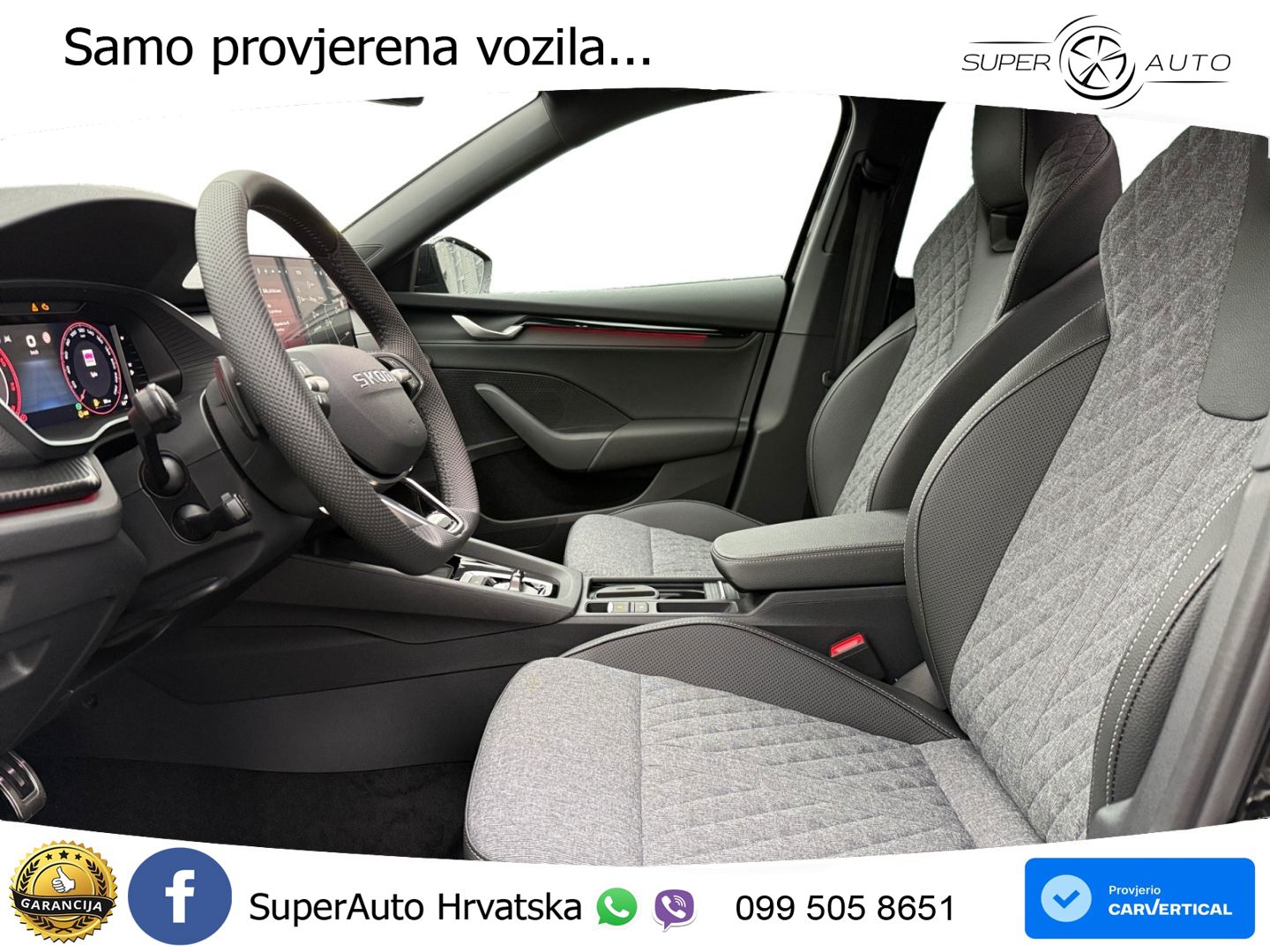 Škoda Octavia Combi 2.0 TDI (150 KS) DSG SportLine LED+GR SJED+ACC