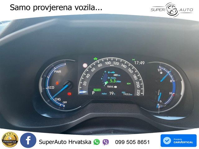 Toyota RAV4 2.5 (222 KS) Hybrid E-Four e-CVT LED+GR SJED+ACC