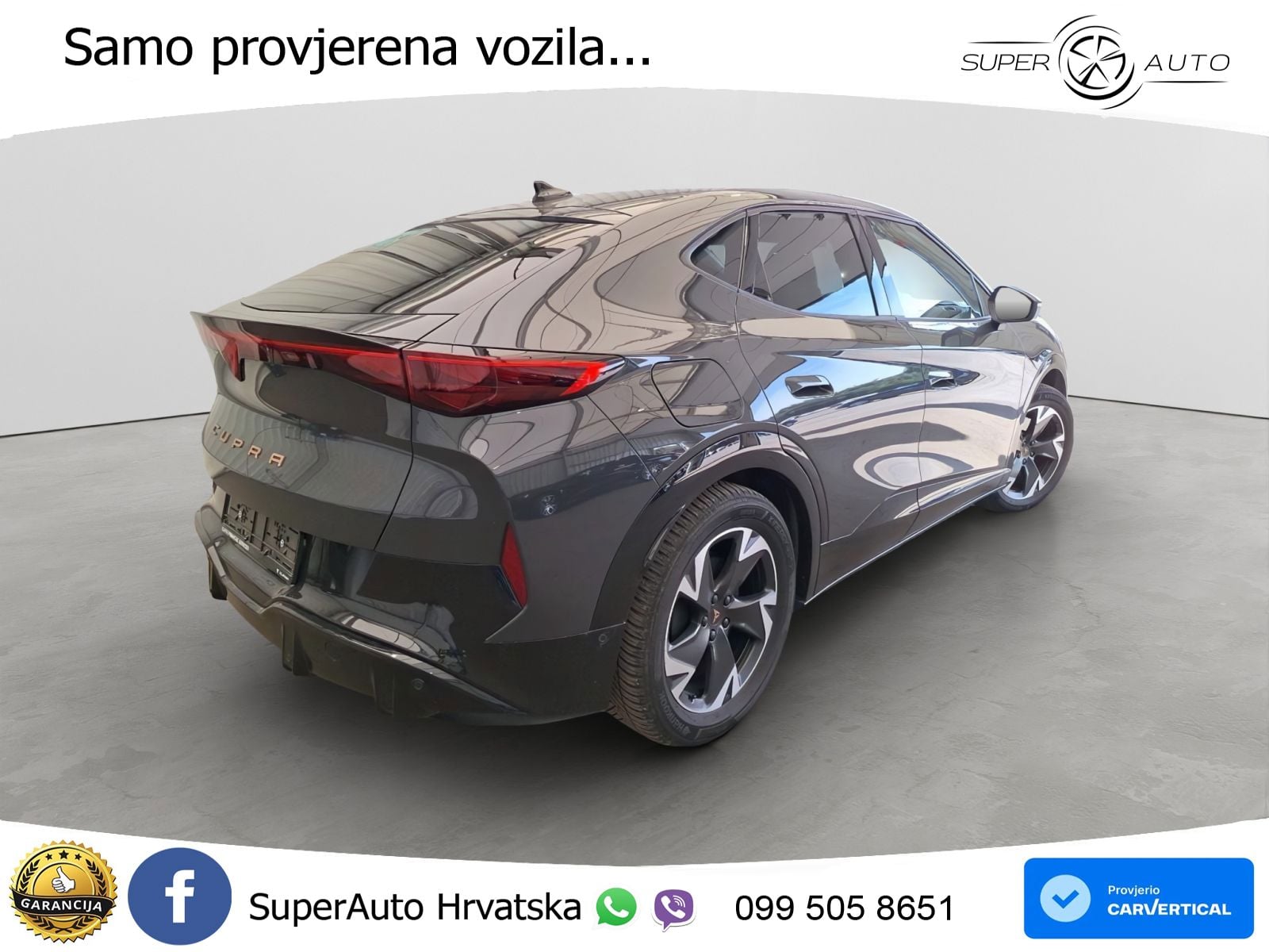 Cupra Tavascan 82 kWh (286 KS) LED+GR SJED+ACC