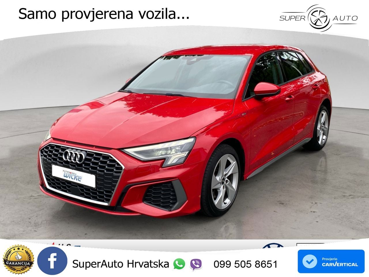 Audi A3 40 TFSIe (204 KS) S tronic S line