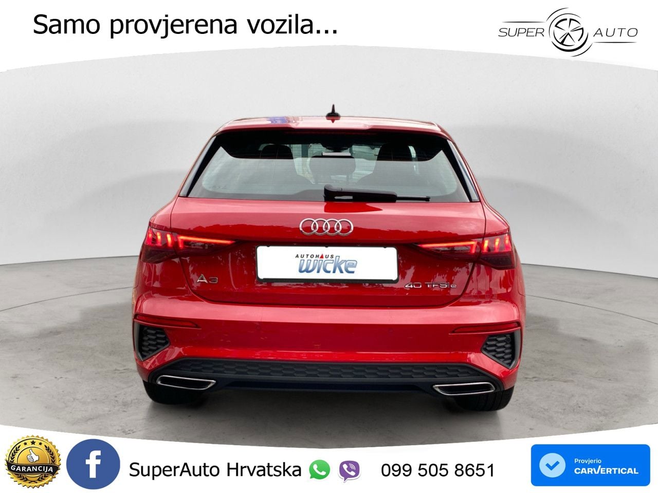 Audi A3 40 TFSIe (204 KS) S tronic S line