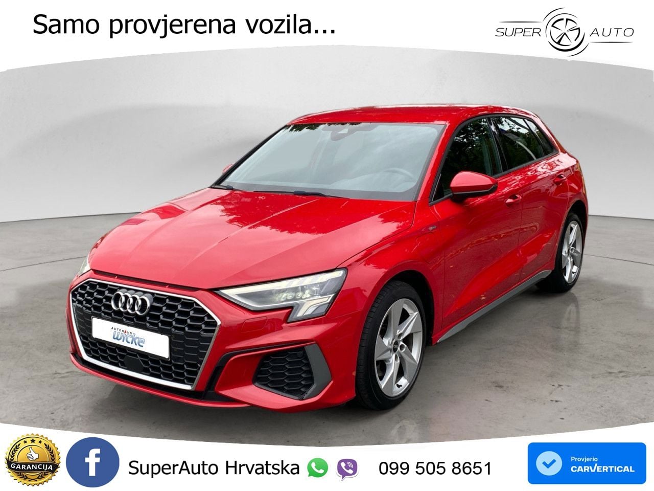 Audi A3 40 TFSIe (204 KS) S tronic S line