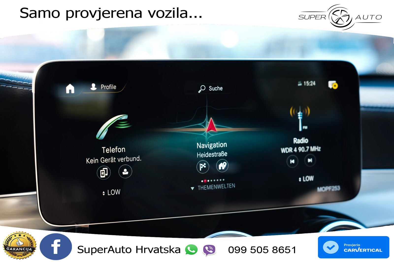 Mercedes GLC Coupe AMG 63 V8 (476 KS) 4MATIC+ MCT ZRAČNI+ACC+GR SJED+KAM