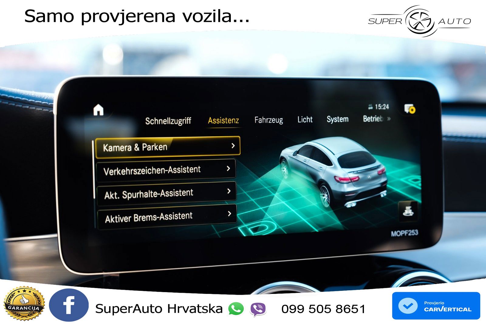 Mercedes GLC Coupe AMG 63 V8 (476 KS) 4MATIC+ MCT ZRAČNI+ACC+GR SJED+KAM