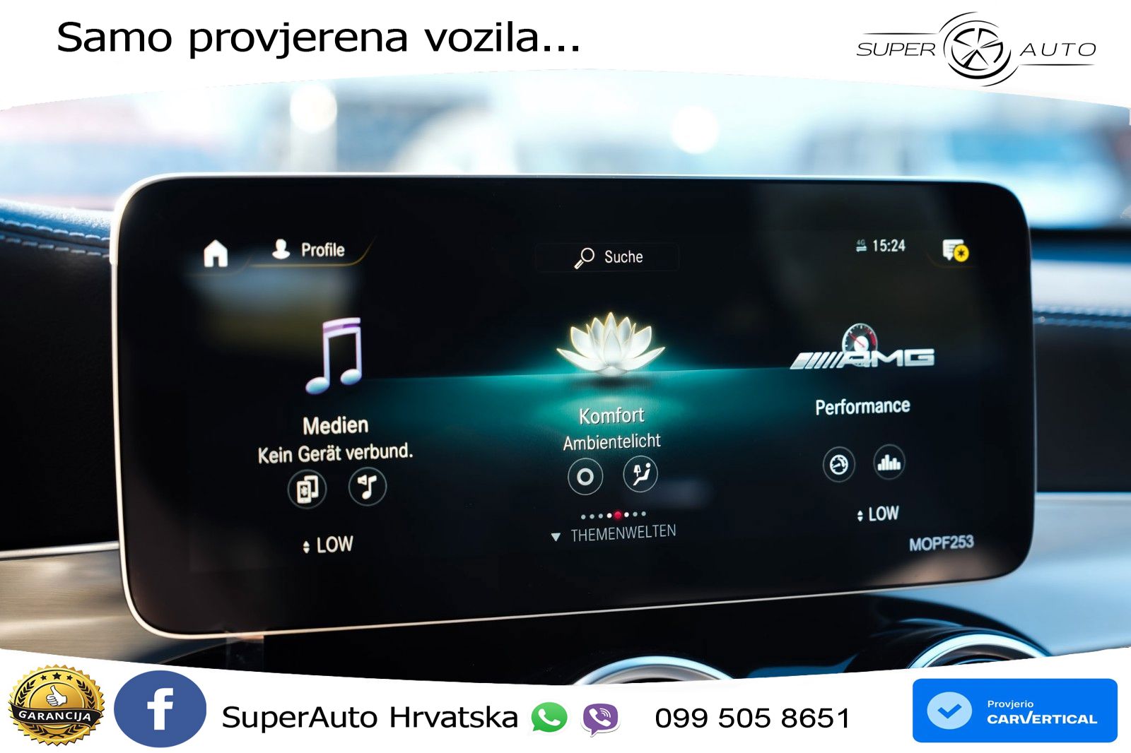 Mercedes GLC Coupe AMG 63 V8 (476 KS) 4MATIC+ MCT ZRAČNI+ACC+GR SJED+KAM