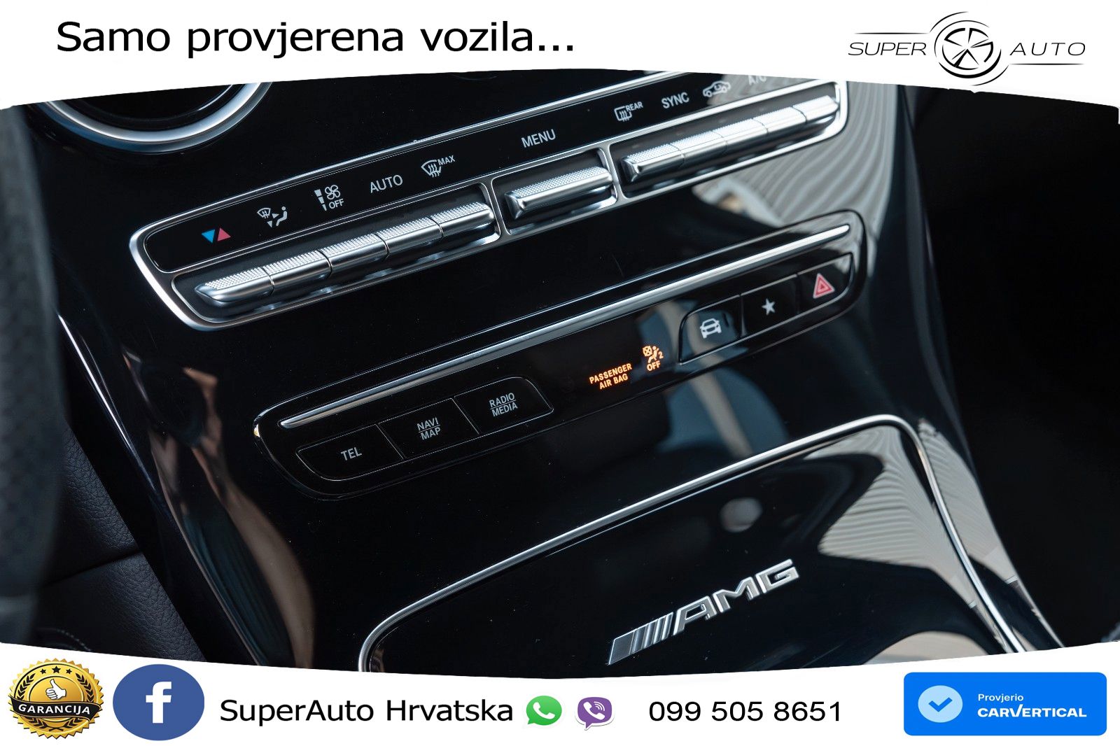 Mercedes GLC Coupe AMG 63 V8 (476 KS) 4MATIC+ MCT ZRAČNI+ACC+GR SJED+KAM