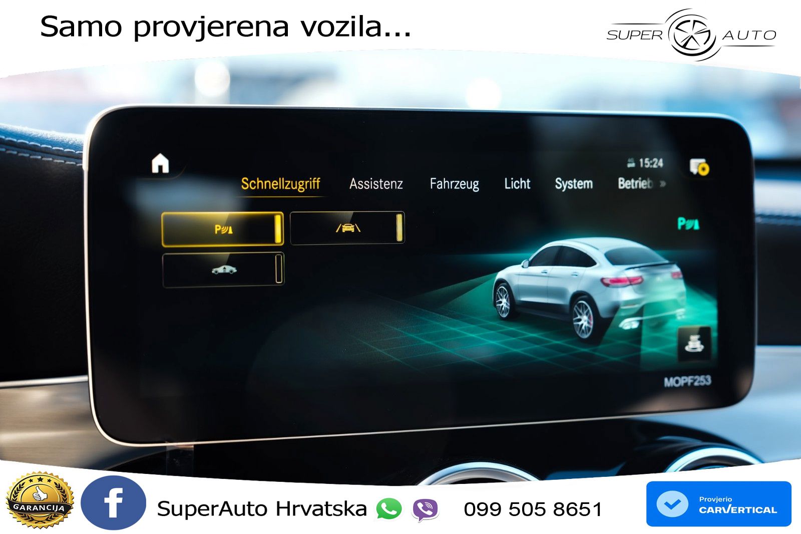 Mercedes GLC Coupe AMG 63 V8 (476 KS) 4MATIC+ MCT ZRAČNI+ACC+GR SJED+KAM