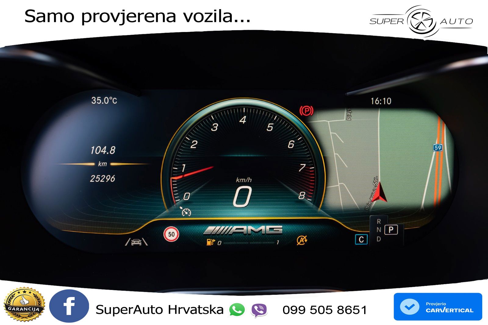 Mercedes GLC Coupe AMG 63 V8 (476 KS) 4MATIC+ MCT ZRAČNI+ACC+GR SJED+KAM