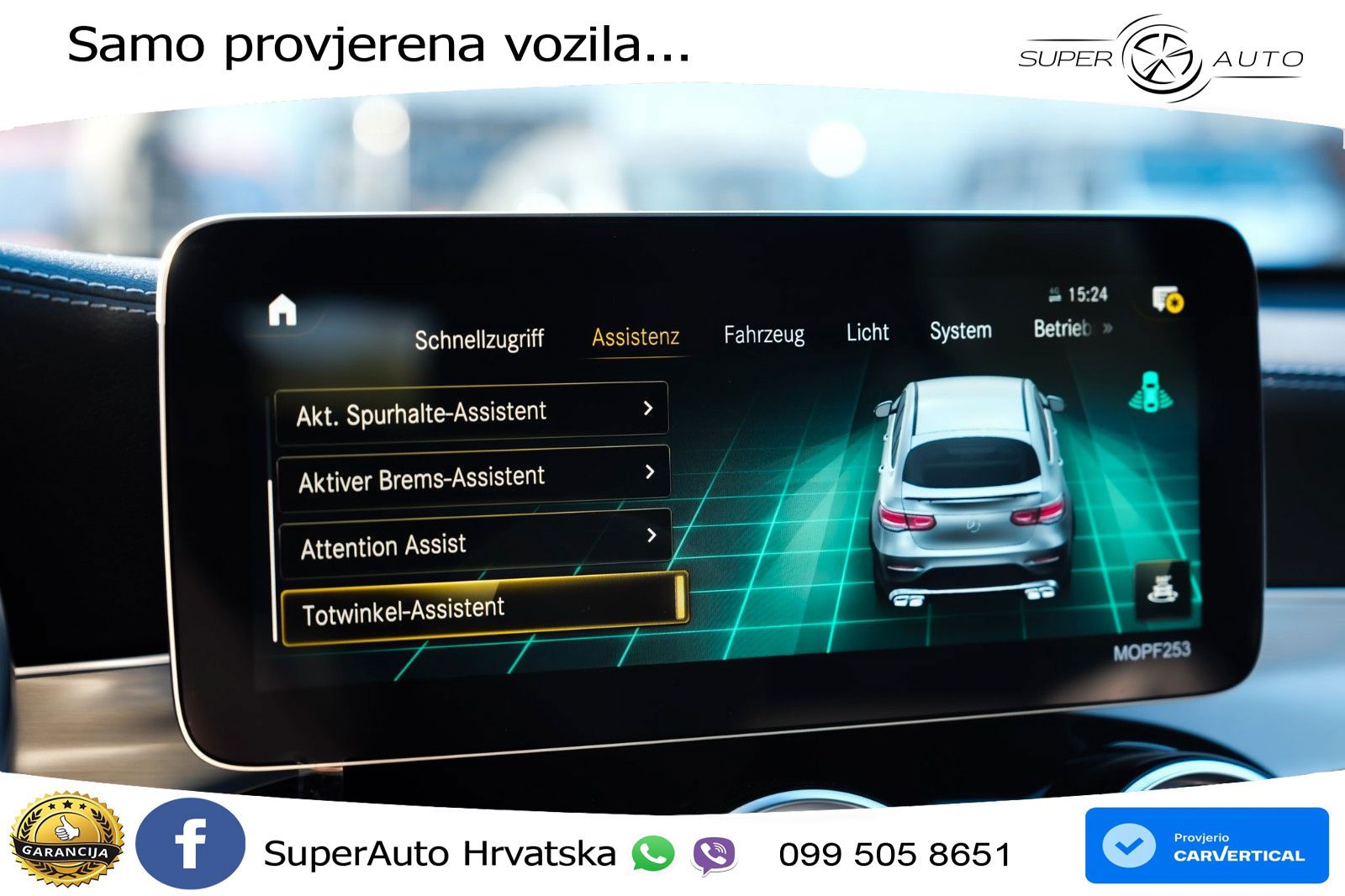 Mercedes GLC Coupe AMG 63 V8 (476 KS) 4MATIC+ MCT ZRAČNI+ACC+GR SJED+KAM