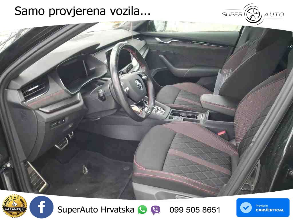 Škoda Octavia Combi RS 2.0 TDI (200 KS) DSG MATRIX+GR SJED+KAM