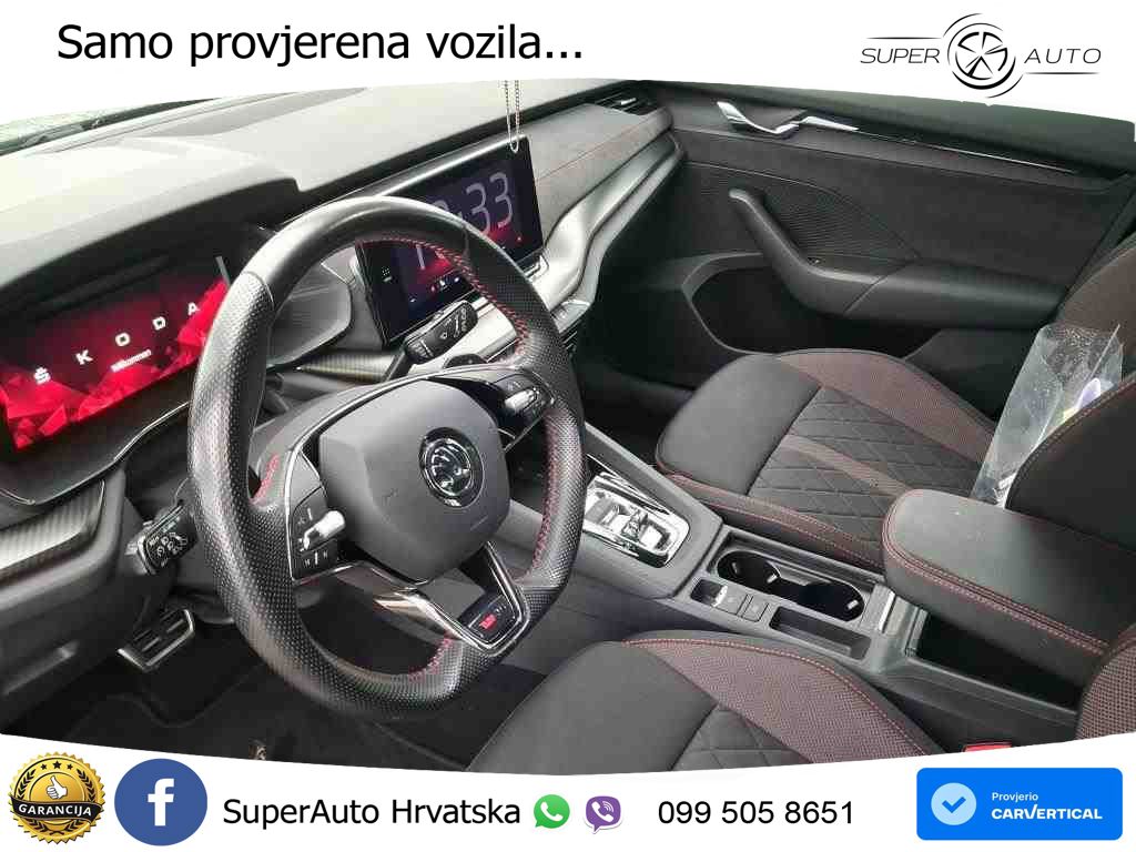 Škoda Octavia Combi RS 2.0 TDI (200 KS) DSG MATRIX+GR SJED+KAM
