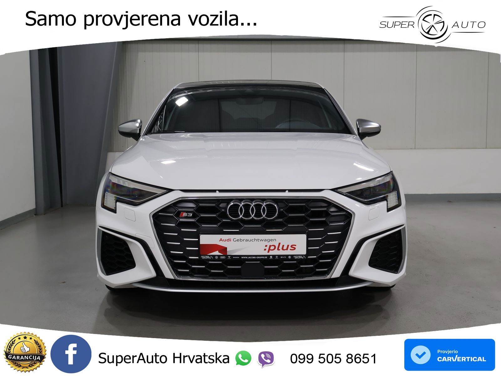 Audi S3 Limuzina 2.0 TFSI (310 KS) quattro S tronic MATRIX+GR SJED+KAM