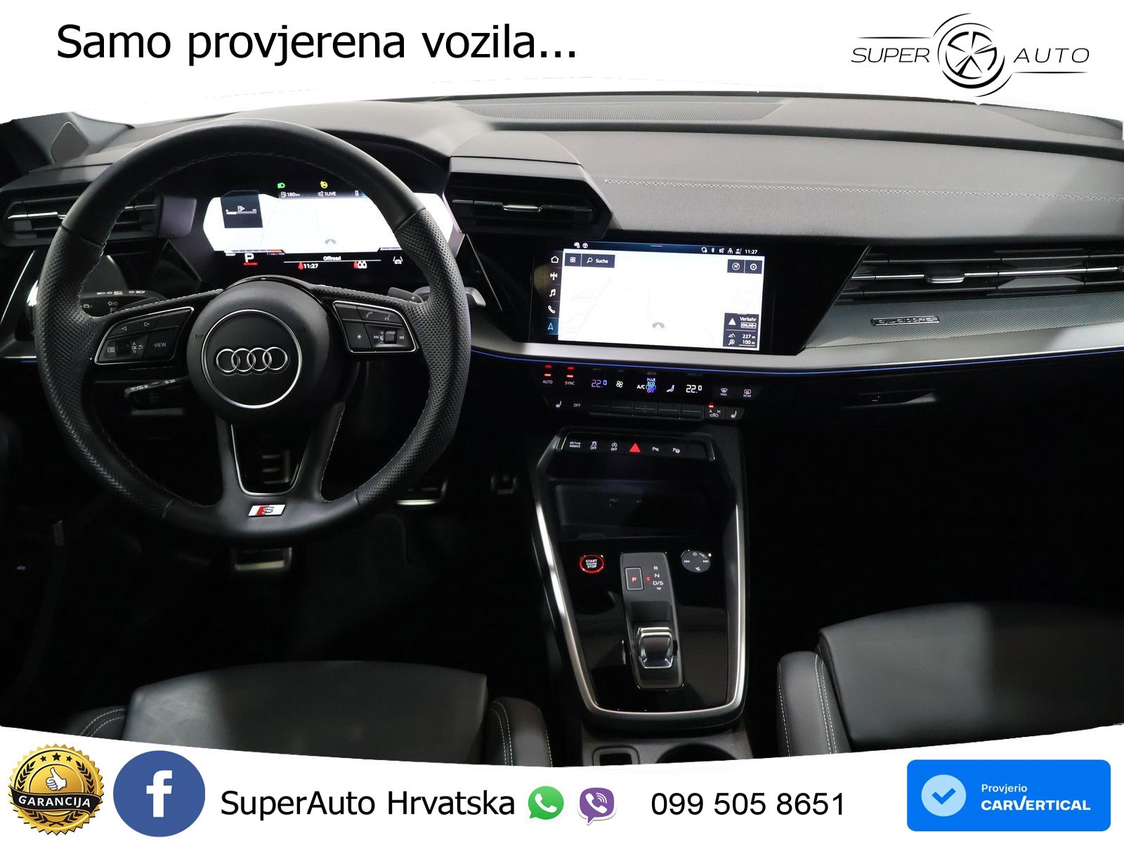 Audi S3 Limuzina 2.0 TFSI (310 KS) quattro S tronic MATRIX+GR SJED+KAM