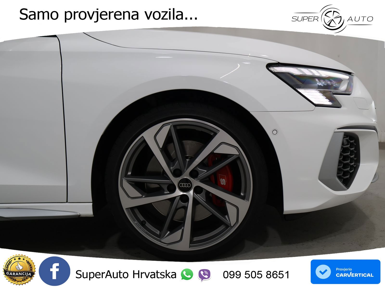 Audi S3 Limuzina 2.0 TFSI (310 KS) quattro S tronic MATRIX+GR SJED+KAM