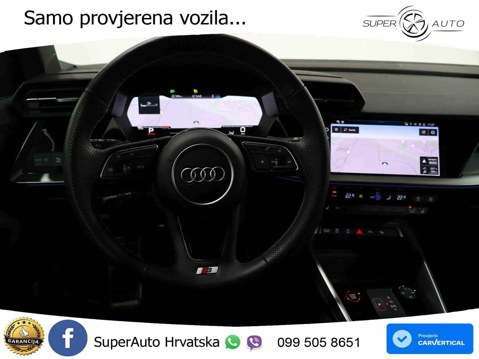 Audi S3 Limuzina 2.0 TFSI (310 KS) quattro S tronic MATRIX+GR SJED+KAM