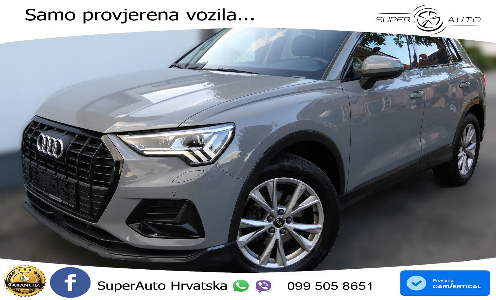 Audi Q3 35 TDI (150 KS) quattro S tronic MATRIX+GR SJED+KAM
