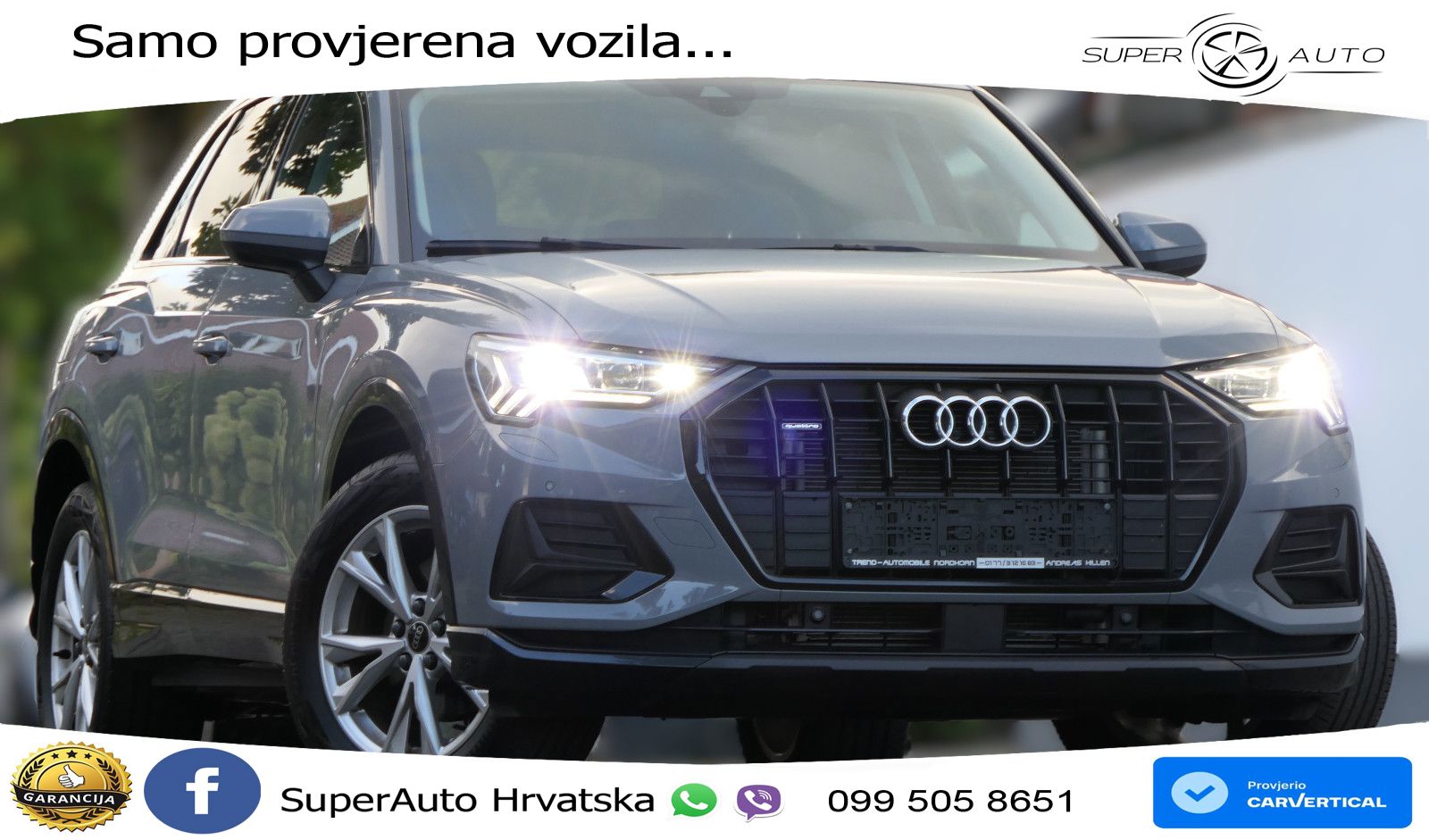 Audi Q3 35 TDI (150 KS) quattro S tronic MATRIX+GR SJED+KAM