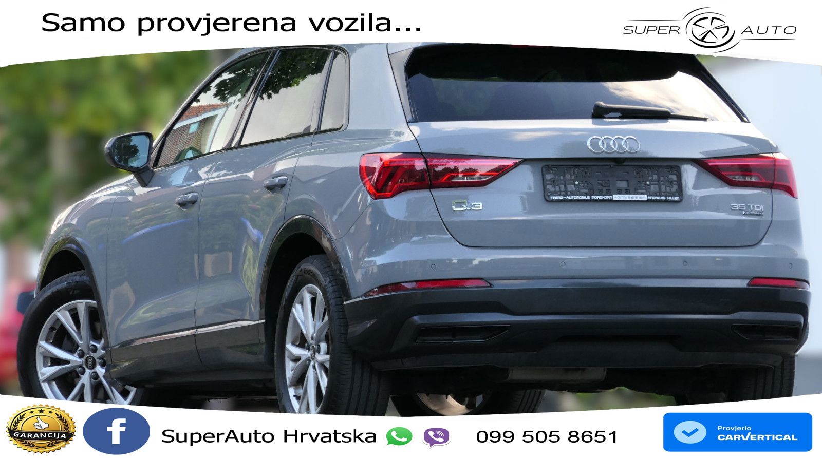 Audi Q3 35 TDI (150 KS) quattro S tronic MATRIX+GR SJED+KAM