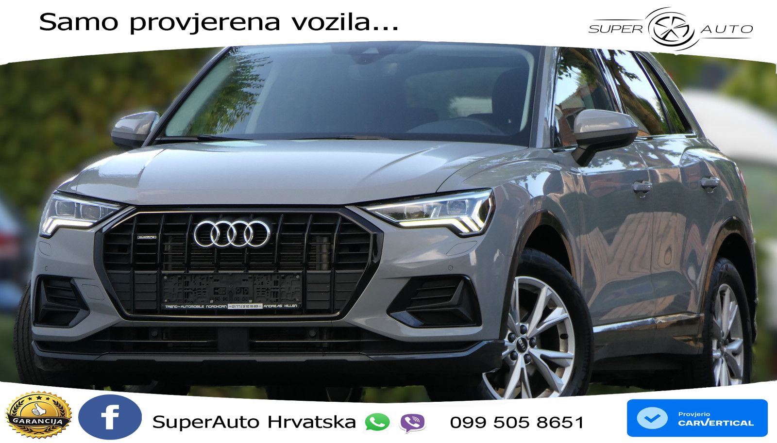 Audi Q3 35 TDI (150 KS) quattro S tronic MATRIX+GR SJED+KAM