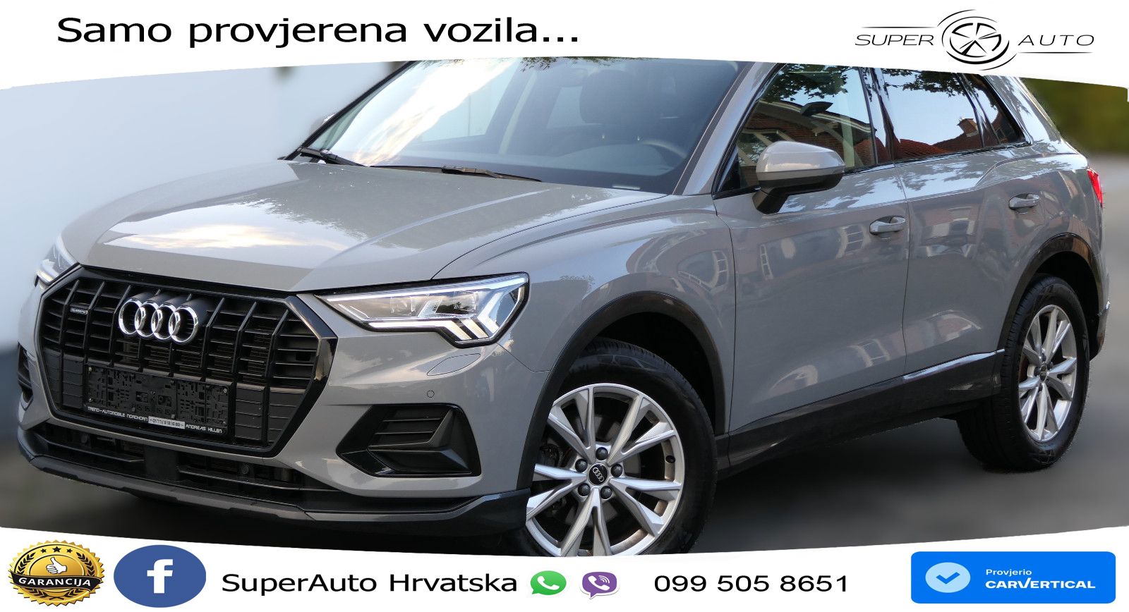 Audi Q3 35 TDI (150 KS) quattro S tronic MATRIX+GR SJED+KAM