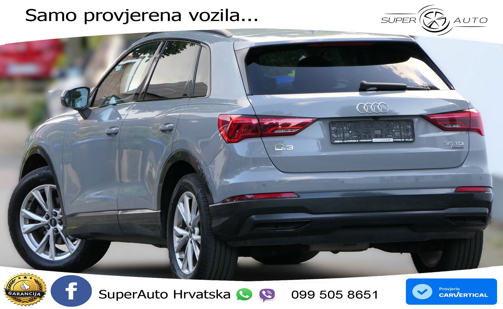 Audi Q3 35 TDI (150 KS) quattro S tronic MATRIX+GR SJED+KAM