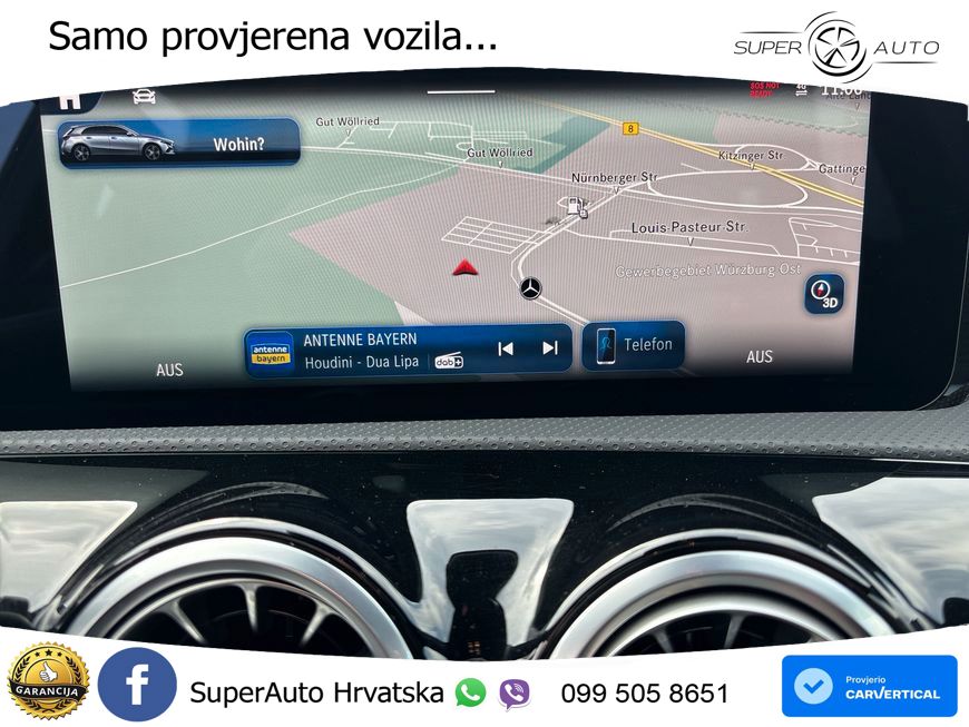 Mercedes-Benz A 180d 8G-DCT AMG LED+GR SJED+ACC