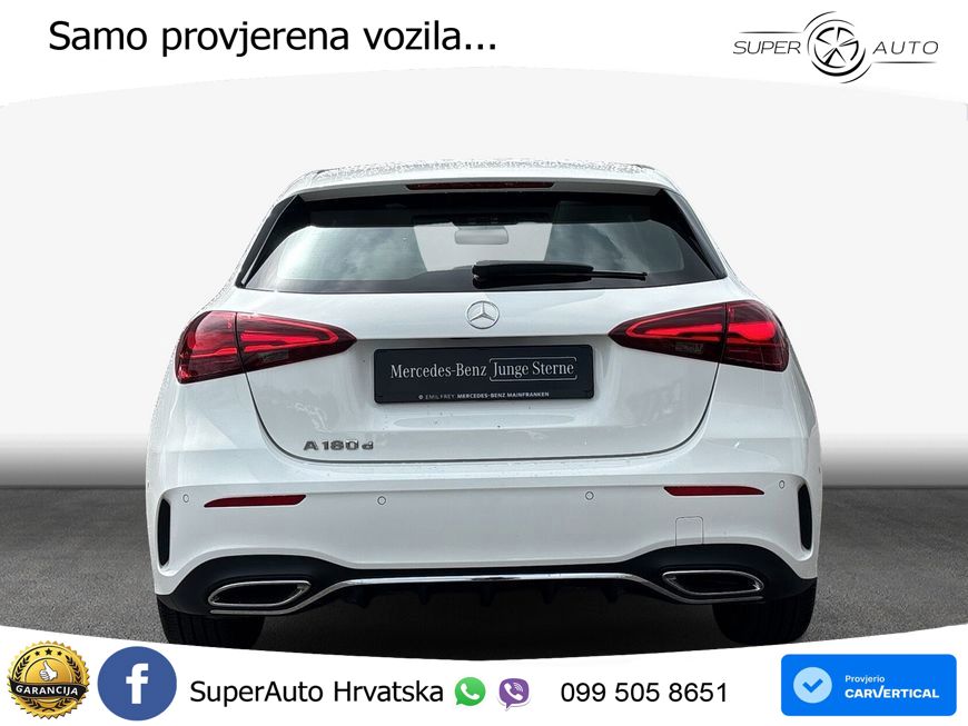 Mercedes-Benz A 180d 8G-DCT AMG LED+GR SJED+ACC