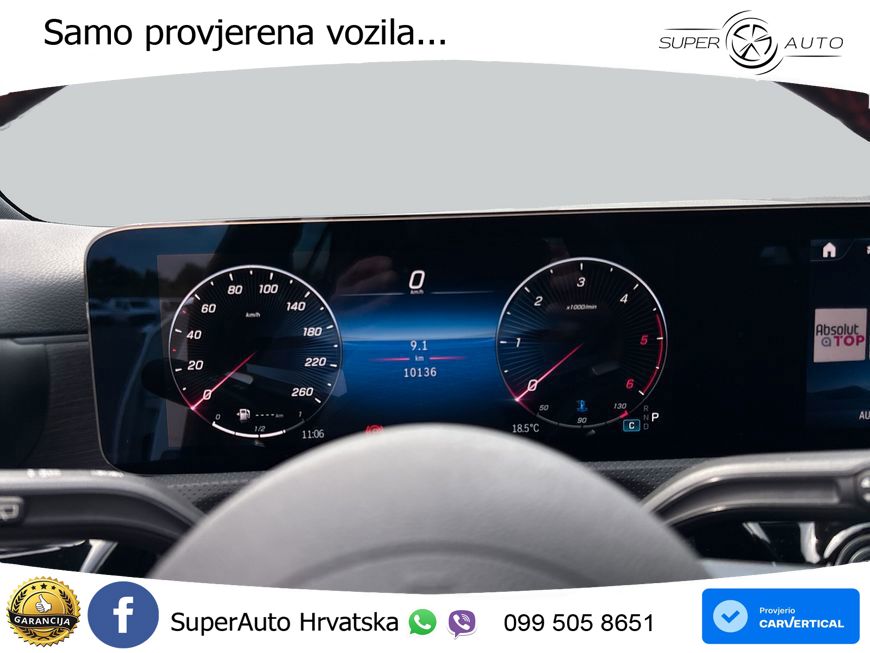 Mercedes-Benz A 180d 8G-DCT AMG LED+GR SJED+ACC