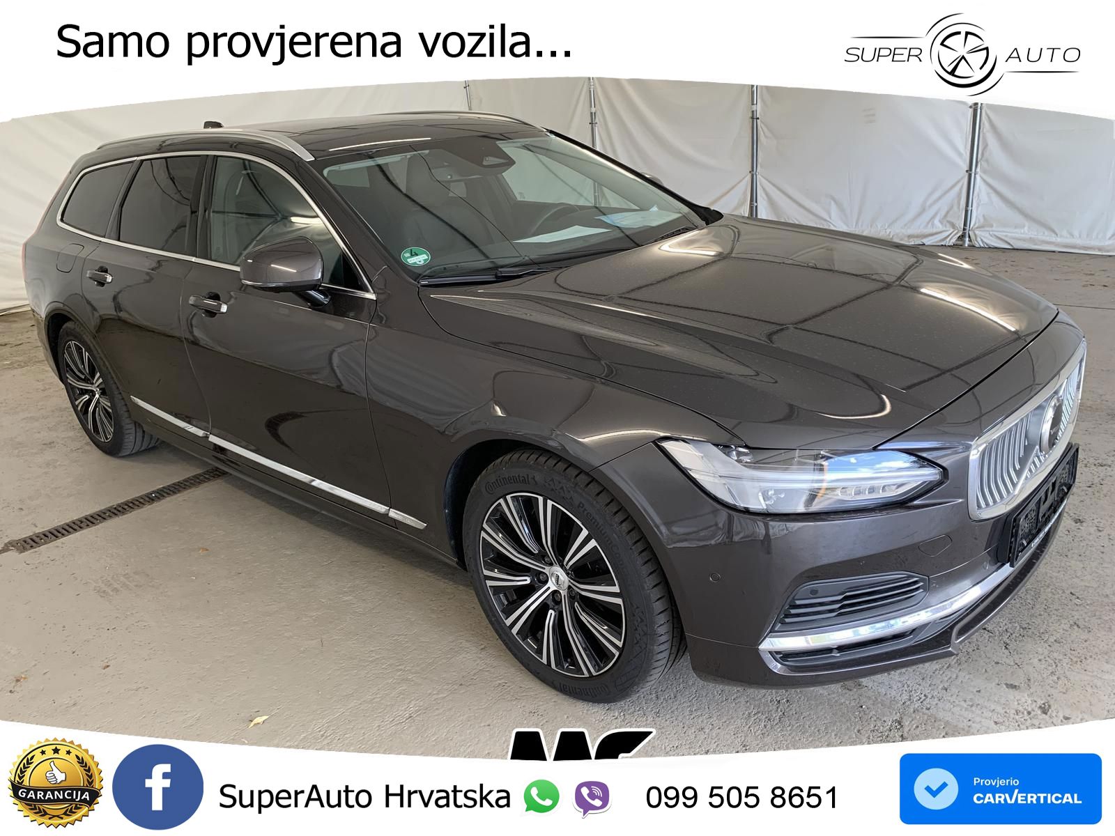 Volvo V90 Recharge T6 AWD Geartronic LED+GR SJED+ACC