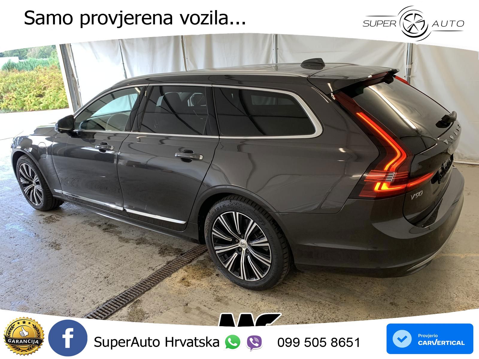 Volvo V90 Recharge T6 AWD Geartronic LED+GR SJED+ACC