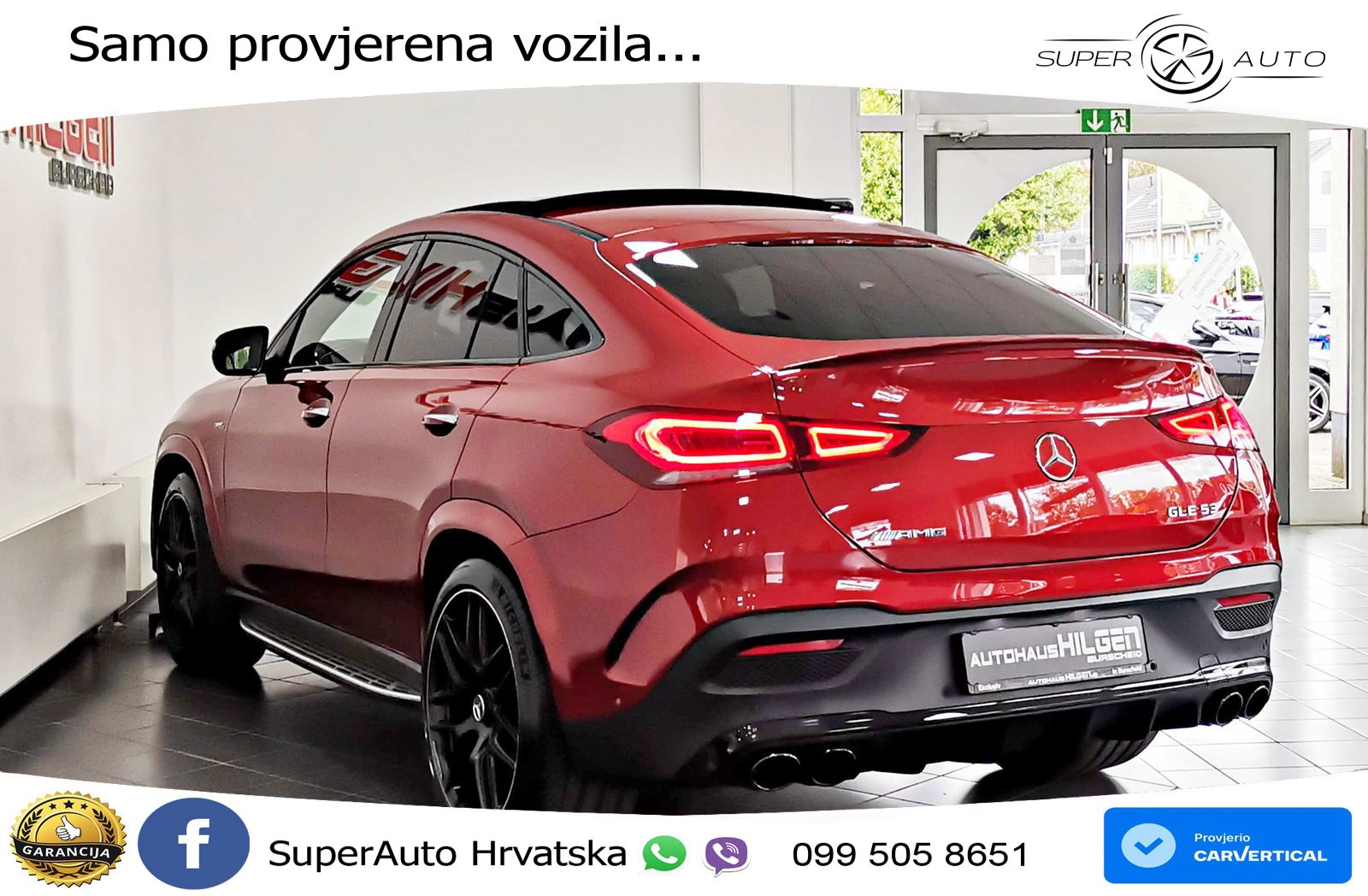 Mercedes AMG GLE Coupe 53 (435 KS) EQ Boost 4MATIC+ AMG SPEEDSHIFT TCT 9G ACC+HEAD+4xGR SJED+360+PANO