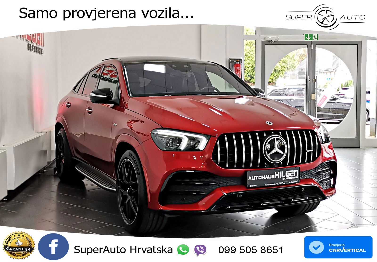 Mercedes AMG GLE Coupe 53 (435 KS) EQ Boost 4MATIC+ AMG SPEEDSHIFT TCT 9G ACC+HEAD+4xGR SJED+360+PANO