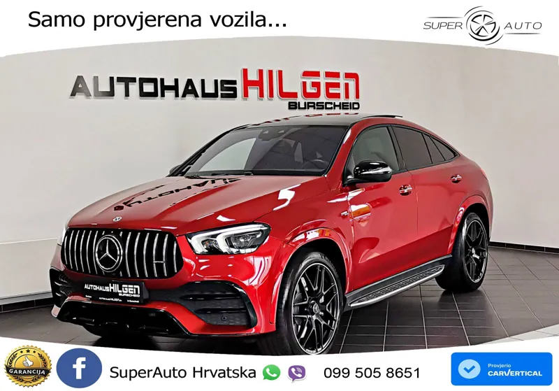 Mercedes AMG GLE Coupe 53 (435 KS) EQ Boost 4MATIC+ AMG SPEEDSHIFT TCT 9G ACC+HEAD+4xGR SJED+360+PANO
