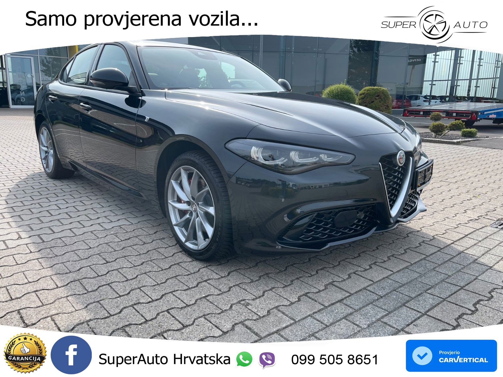 Alfa Romeo Giulia 2.0 Turbo (280 KS) Q4 Automatic LED+GR SJED+ACC