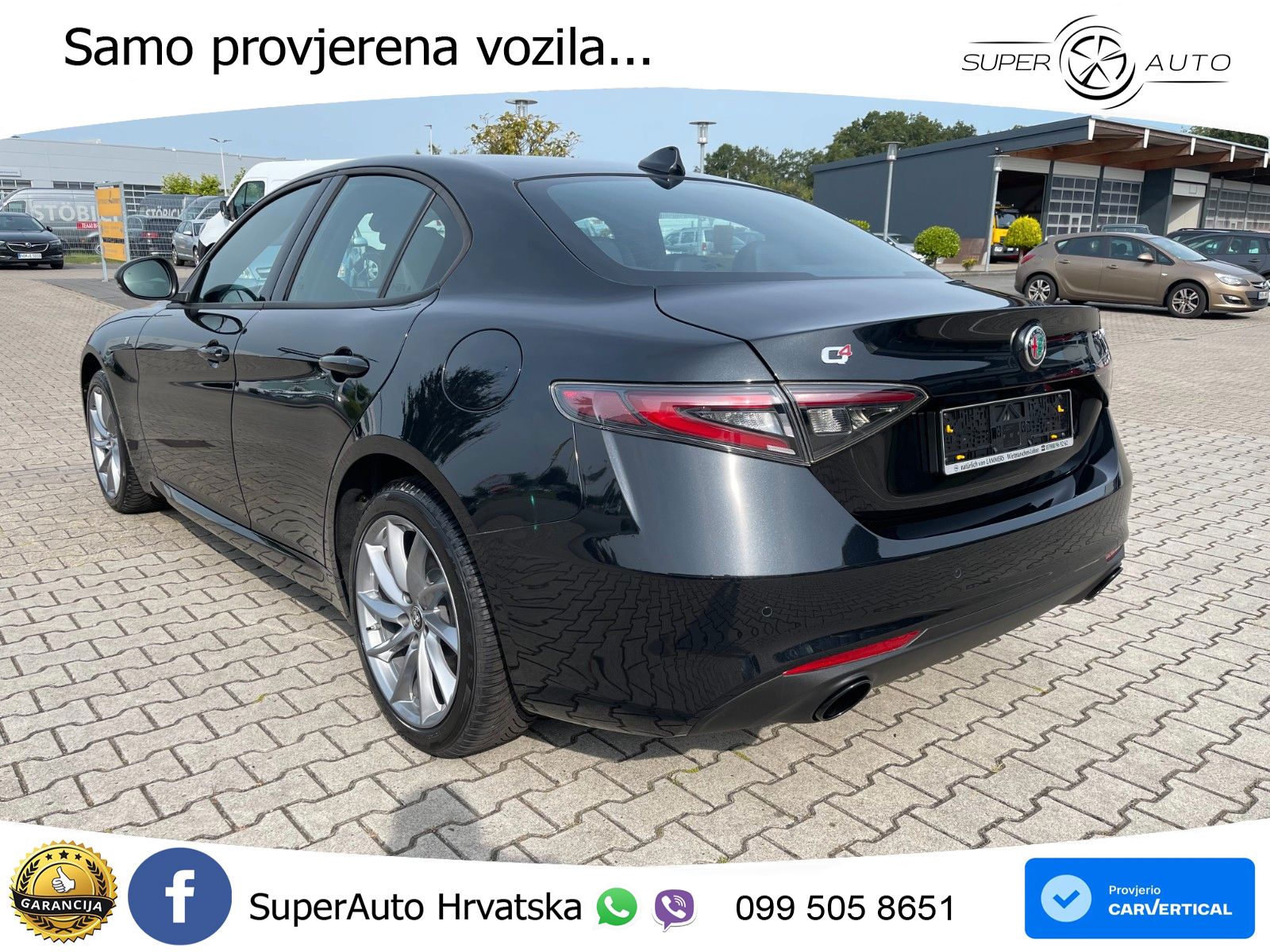 Alfa Romeo Giulia 2.0 Turbo (280 KS) Q4 Automatic LED+GR SJED+ACC
