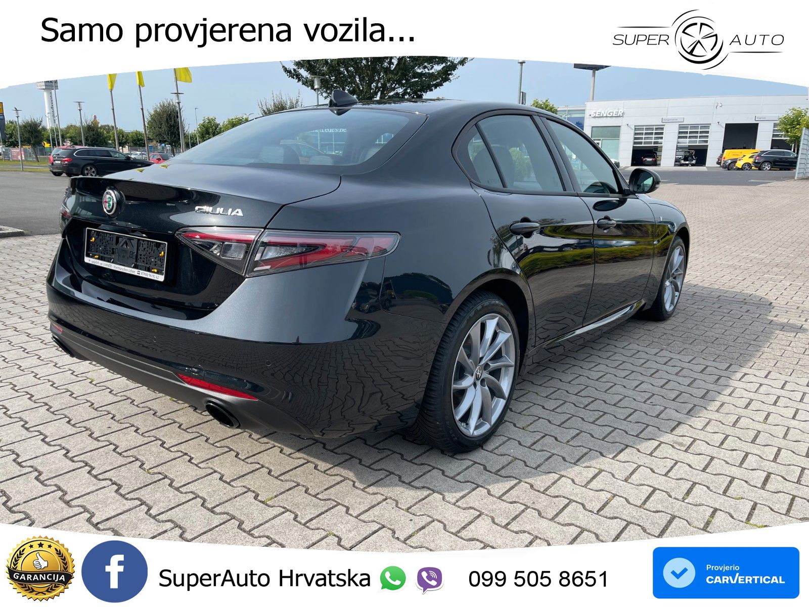 Alfa Romeo Giulia 2.0 Turbo (280 KS) Q4 Automatic LED+GR SJED+ACC