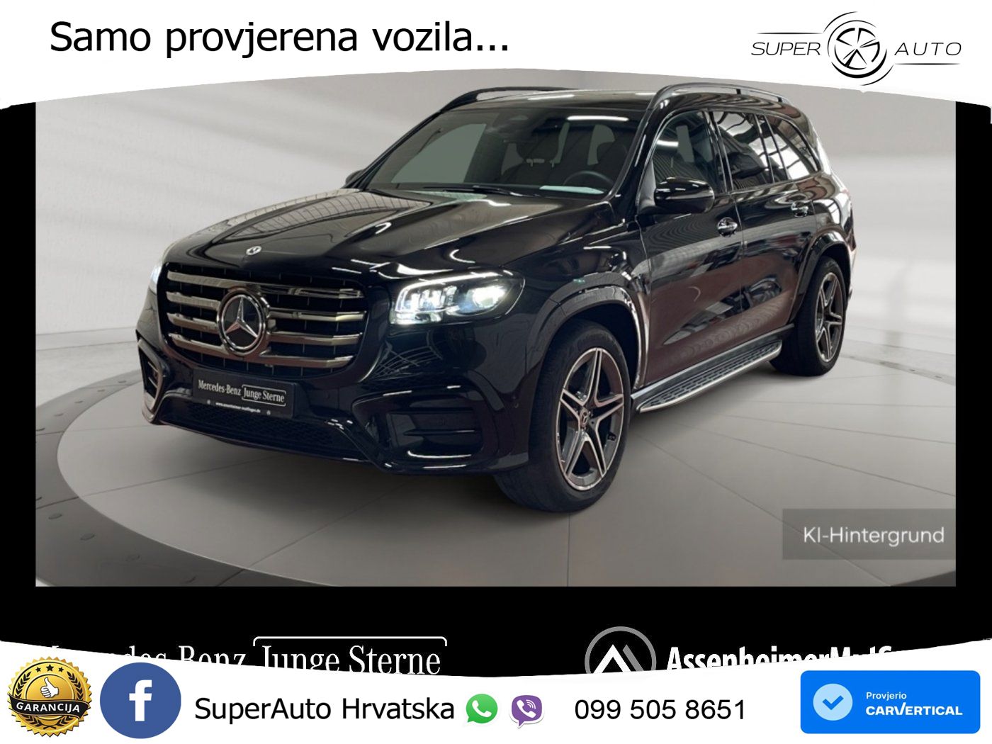 Mercedes-Benz GLS GLS 450d EQ Boost 4MATIC 9G-TRONIC AMG ZRAČNI+ACC+GR SJED+360+PANO