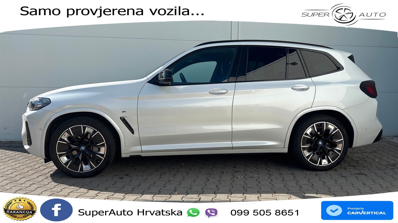 BMW iX3 80 kWh (286 KS) M Sport LED+GR SJED+ACC